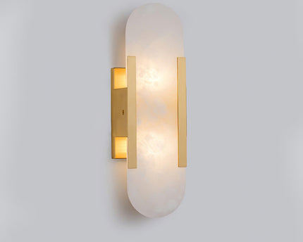 Vento Wandleuchte | Alabaster, Modern mit Metallakzenten 10