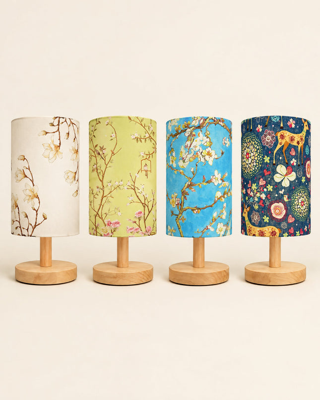 Acerra lamp in all four designs, product view