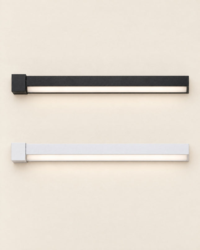 Flectra LED-Wandleuchte in Schwarz und Weiß, Produktansicht