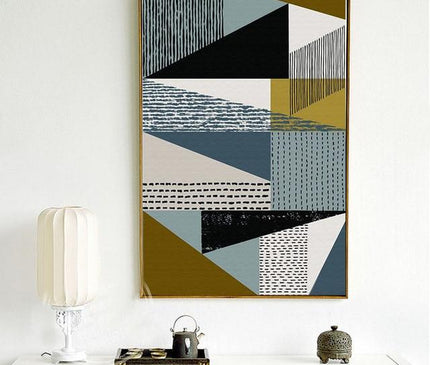 Kezaro 40x50cm Scandinavian canvas wall art without frame featuring minimalist Scandinavian design