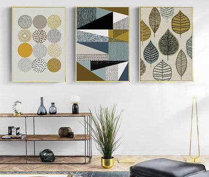 Kezaro Scandinavian canvas wall art in 40x50cm without frame, featuring minimalist Nordic design for modern interior decor.