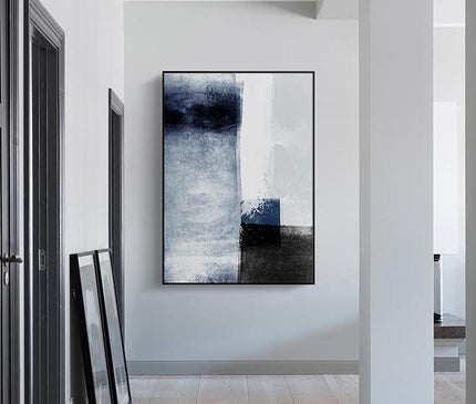 Kezaro 40x60 cm blue sky canvas print, unframed wall art featuring a serene blue sky scene.