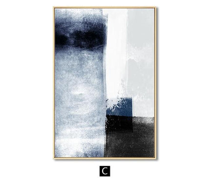 Kezaro 40x60 cm blue sky canvas wall art without frame, featuring a serene blue sky scene on high-quality linen fabric.
