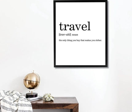 Kezaro 40x60cm travel canvas print without frame, featuring a scenic landscape design on high-quality linen material.