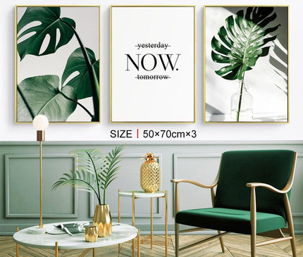 Kezaro Positive Natur Leinwand print on 50x70cm canvas without frame, featuring natural and calming artwork.