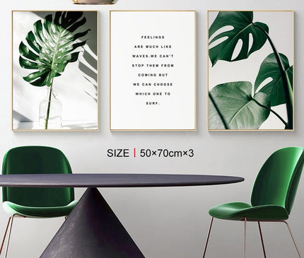 Kezaro Positive Natur Leinwand artwork in 50x70cm size, featuring a natural, calming design on high-quality canvas.