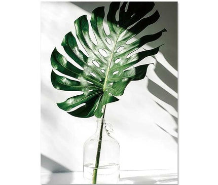 Kezaro Positive Natur Leinwand print showing a natural landscape on a 50x70cm canvas without a frame.