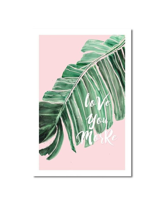 Kezaro 50x70cm green natural canvas art print without frame, showcasing vibrant green and natural textures.