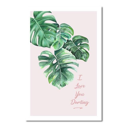 Kezaro Green Nature canvas print, 50x70cm, unframed with lush green landscape artwork on high-quality linen.