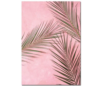 Kezaro tropical ocean canvas print, 50x70cm unframed artwork featuring vibrant ocean waves and tropical scenery.