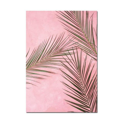 Kezaro tropical ocean canvas print, 50x70cm unframed artwork featuring vibrant ocean waves and tropical scenery.