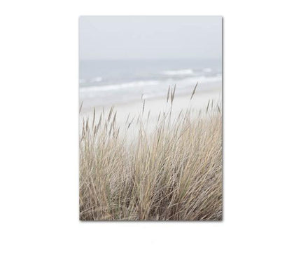 Kezaro 50x70cm soft natural linen canvas with unframed edges, ideal for painting or decorative artwork display.