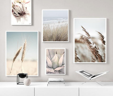 Soft natural canvas by Kezaro, 50x70cm unframed painting on high-quality linen material