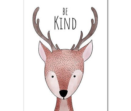 Kezaro Be Happy canvas wall art 50x75cm without frame featuring colorful, uplifting design on high-quality canvas.