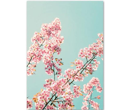 Kezaro Blossom Canvas artwork in 60x80cm size, featuring a vibrant floral design on high-quality canvas.