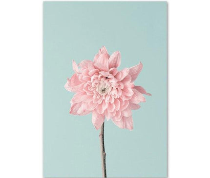 Kezaro Blossom Canvas depicting colorful floral artwork on 60x80cm canvas without frame.