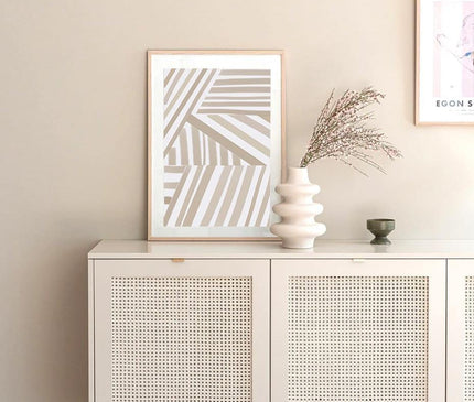 Kezaro trendy patterned canvas print in 60x90cm, vibrant abstract design without frame, suitable for modern wall decor.