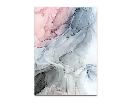 Colorful abstract canvas print by Kezaro, 60x85cm unframed artwork with vibrant, eye-catching abstract design.