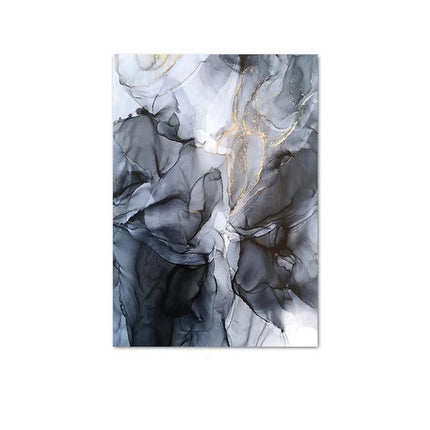 Colorful abstract canvas print by Kezaro featuring vibrant, dynamic brushstrokes on a 60x85cm unframed artwork.