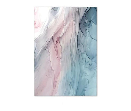 Colorful abstract canvas print by Kezaro featuring vibrant, modern artwork on a 60x85cm unframed wall decor piece.