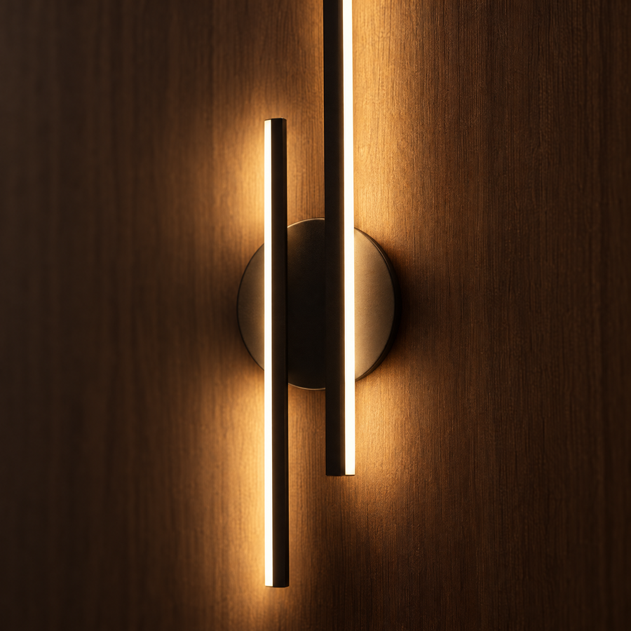 Aeris Wandleuchte Schwarz | LED, Modernes Design