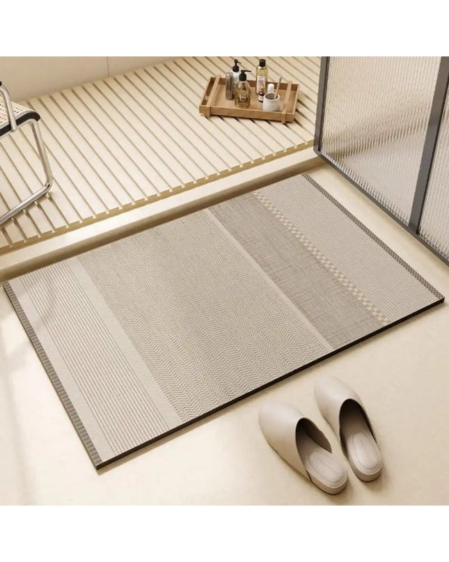 Kezaro Caleo non-slip bathroom mat with textured surface, 45x70cm, ideal for safety and comfort in the shower or bathtub area.