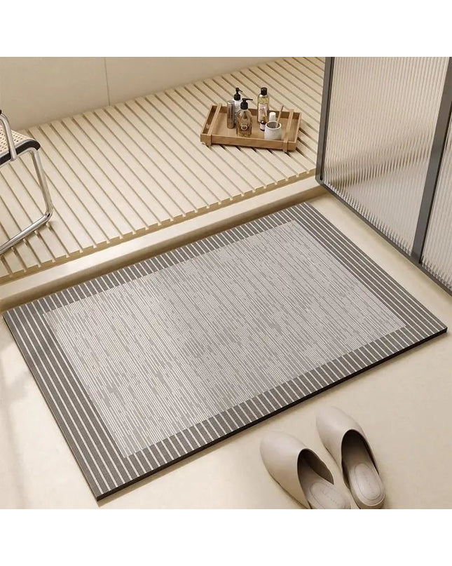 Kezaro Caleo textured non-slip bathroom rug with 45x70cm size, featuring durable, slip-resistant bathroom mat for safety and comfort.