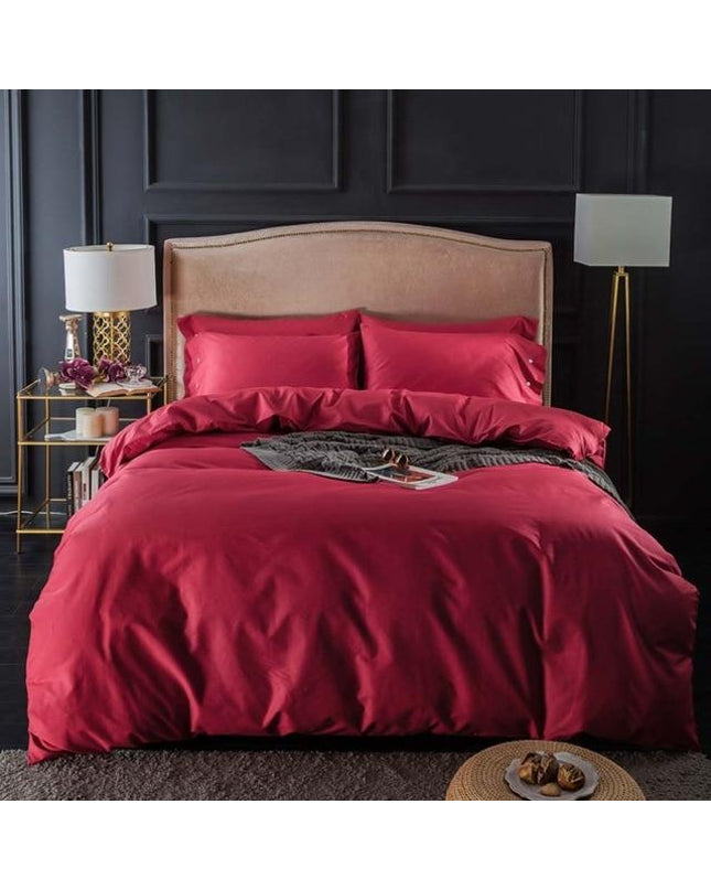 Kezaro Foggia Bettwäsche Set in queen size with floral pattern, includes duvet cover and pillowcases, soft and elegant bedding.