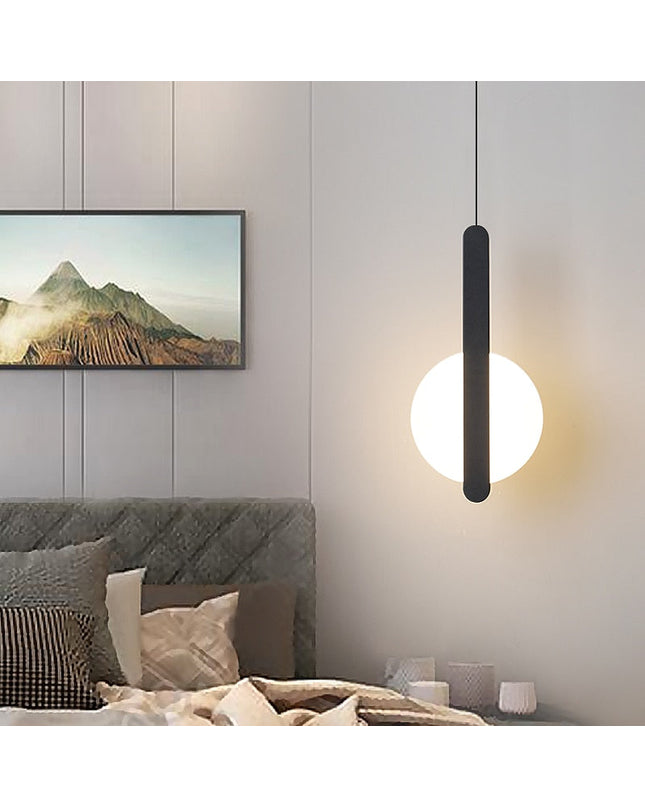 Kezaro Nantes ceiling lamp with warm white LED light, modern white fixture for living room or bedroom lighting.