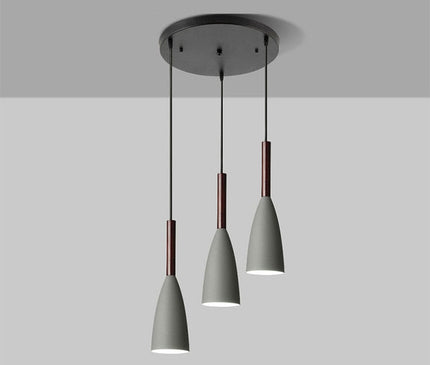 Black Monaco pendant light by Kezaro featuring a sleek, modern design with a hanging fixture and minimalist style.