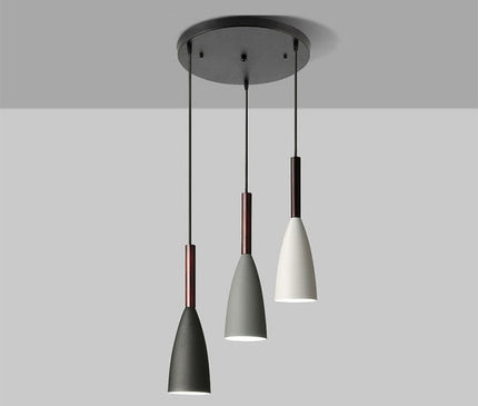 Black Monaco pendant light by Kezaro, showcasing a sleek, modern hanging lamp with a smooth finish and minimalist design.