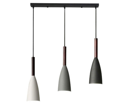 Black Monaco pendant light by Kezaro, showcasing a sleek, modern hanging lamp with a smooth black finish and minimalist design.
