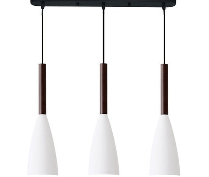 Black Monaco hanging ceiling light by Kezaro with a sleek modern design, featuring a curved metal shade and minimalist style.
