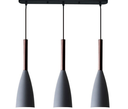 Black Monaco pendant light by Kezaro, featuring a sleek, modern design with a single hanging lamp and a black finish.