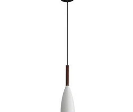 Kezaro Monaco pendant light in black, featuring a sleek hanging design with a modern, minimalist style and smooth finish.