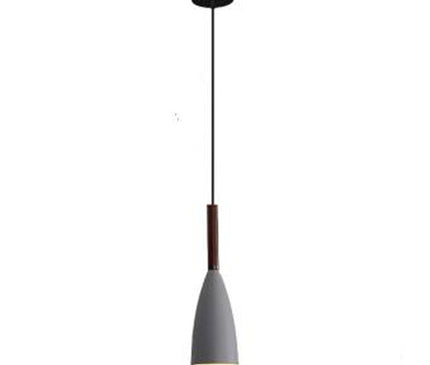 Kezaro Monaco pendant light in black with a sleek, modern design hanging from the ceiling.