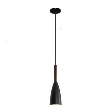 Kezaro Monaco hanging light fixture in sleek black with a modern design, ideal for contemporary interior lighting.