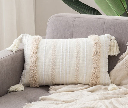 Kezaro boho pillow cover with vibrant patterns, 45cm x 45cm, featuring a stylish and decorative design for home decor.