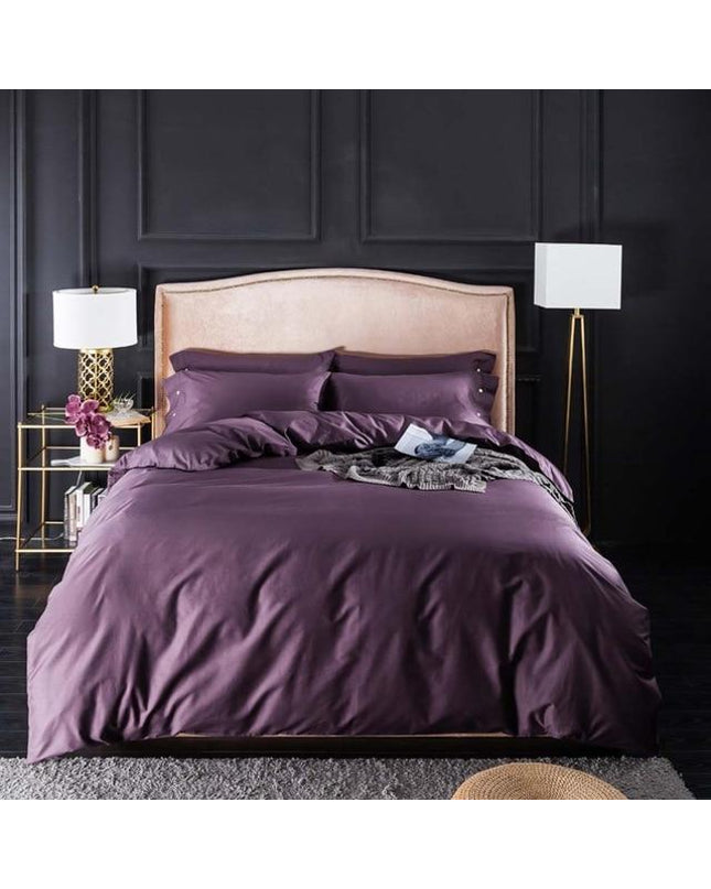 Kezaro Salerno Bettwäsche Set with flat bed linen in twin size, featuring a stylish and comfortable design for a cozy bedroom.
