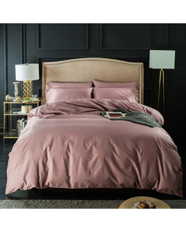 Kezaro Ferrara Bettwäsche-Set with floral pattern, including flat sheet and pillowcases in vibrant, soft fabric for family bedroom.