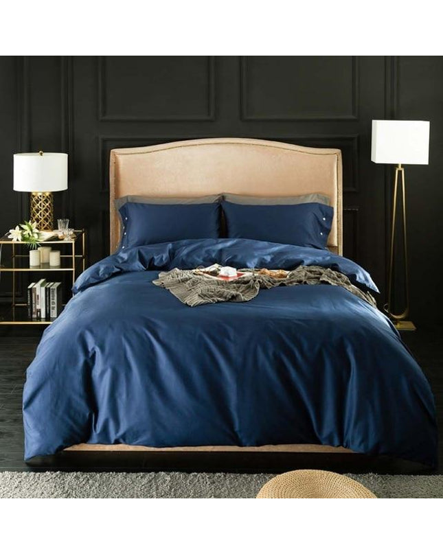 Kezaro Rimini Bettwäsche Set with flat sheets and pillowcases in a stylish, modern design for a cozy bedroom.