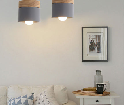 Kezaro Montpellier hanging light fixture in gray and white with a modern design, featuring a sleek suspended pendant style.