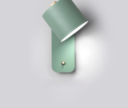 Kezaro Treviso Lampe in gray with modern design, featuring a sleek cylindrical shape and smooth finish.