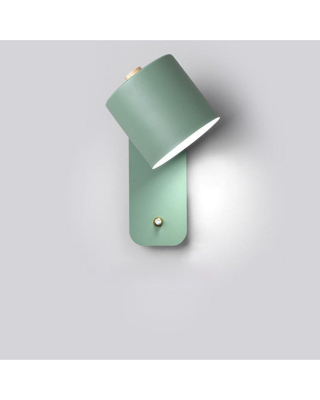 Kezaro Treviso Lampe in gray with modern design, featuring a sleek cylindrical shape and smooth finish.