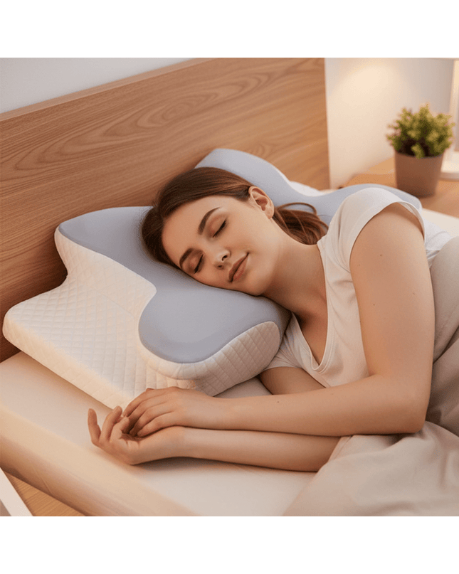 Ergonomic Glyden Nackenkissen by Kezaro with contoured design for neck support and comfort.