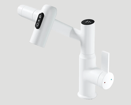 AquaTwist Küchenarmatur | 360° Drehbar, Integrierte Temperaturanzeige