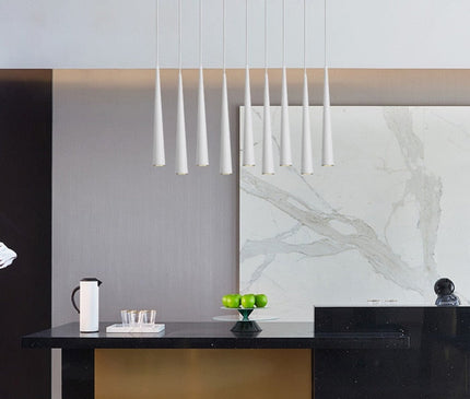 Kezaro Lille dimmbar LED light in black, 270mm, 7W, daylight white 4000K, modern ceiling lighting fixture