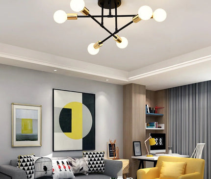 Black and gold Florenz Lamp by Kezaro with a sleek modern design and elegant finish, perfect for stylish home lighting.