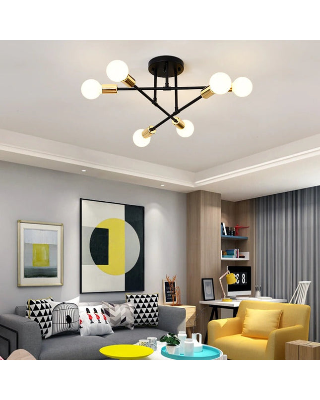 Black and gold Florenz Lamp by Kezaro with a sleek modern design and elegant finish, perfect for stylish home lighting.