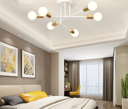 Kezaro Florenz Lamp with black and gold finish, featuring a sleek modern design and decorative detailing.